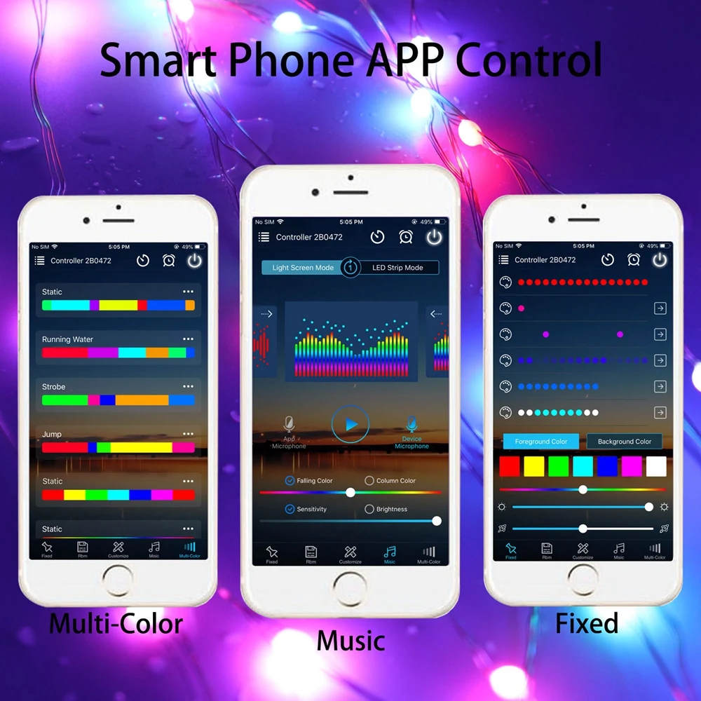 Vibrant Dreamcolor RGBIC LED String Lights