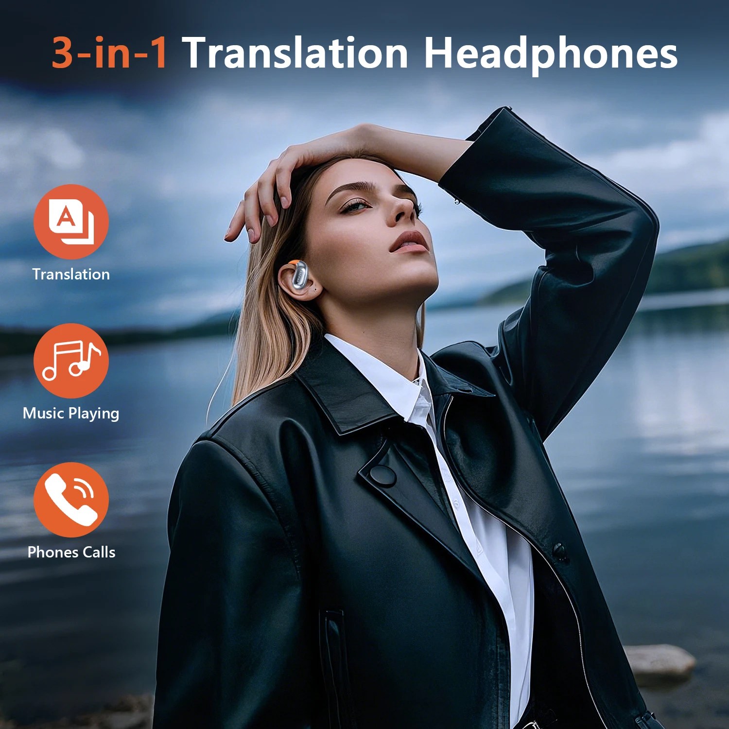 AI Translator Earphone] ERAZER XF31 Bluetooth Translation Earbuds