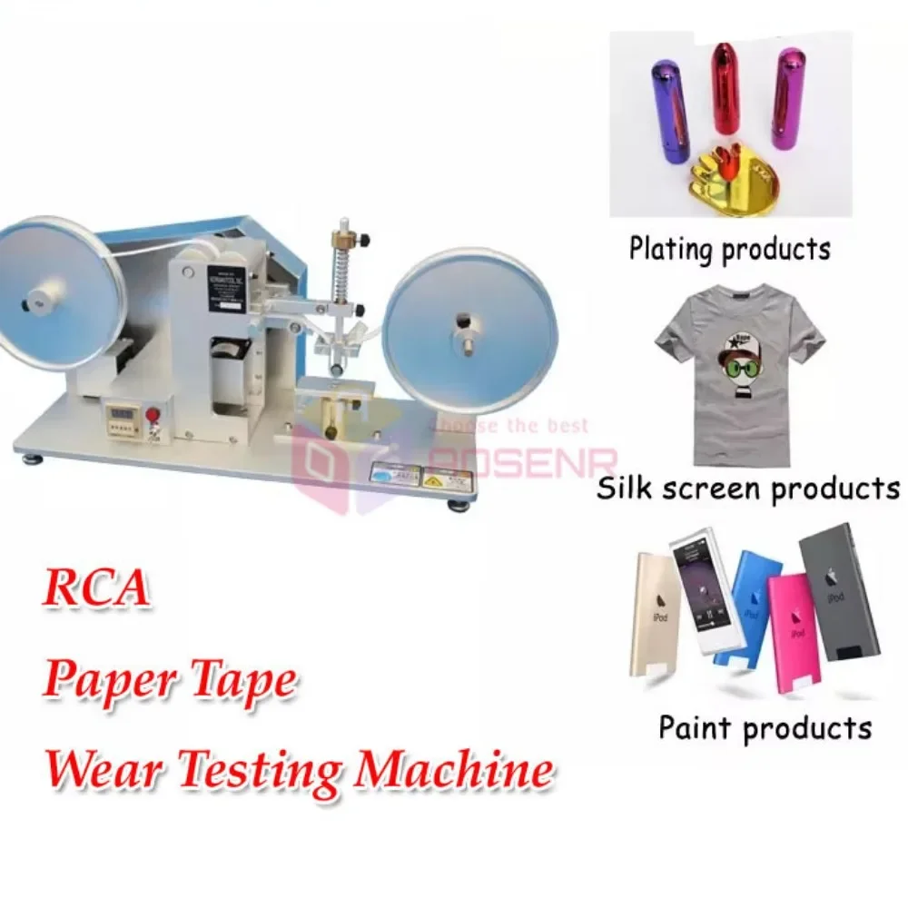 RCA Paper Tape Wear Testing Machine RCA Abrasion Resistance Tester