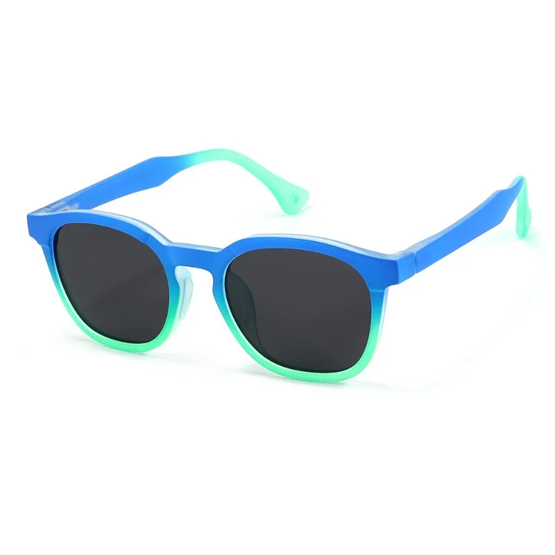 Kids Sunglasses Boys Girls Polarized Sunglasses Toddler Square UV400 Sun Glasses TR Jelly Color Frame For Youth Child Age 3-12 For kids sunglasses,children sunglasses