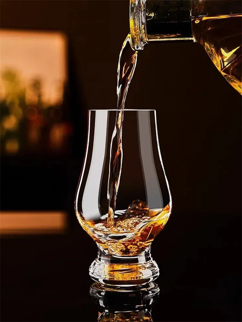 1/3/6Pcs Whiskey Cup 200ML Clear Crystal glass Lead Free Glass Home Bar Spirits Wine Glasses Scotch Drinking Glasses Beer Cup