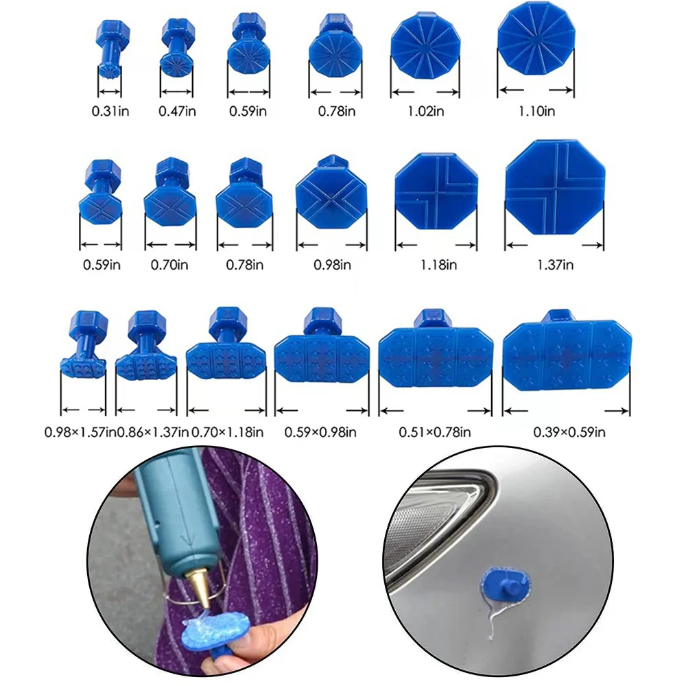 Paintless dent repair tools car dent puller suction puller hammer kit auto body set car accessories