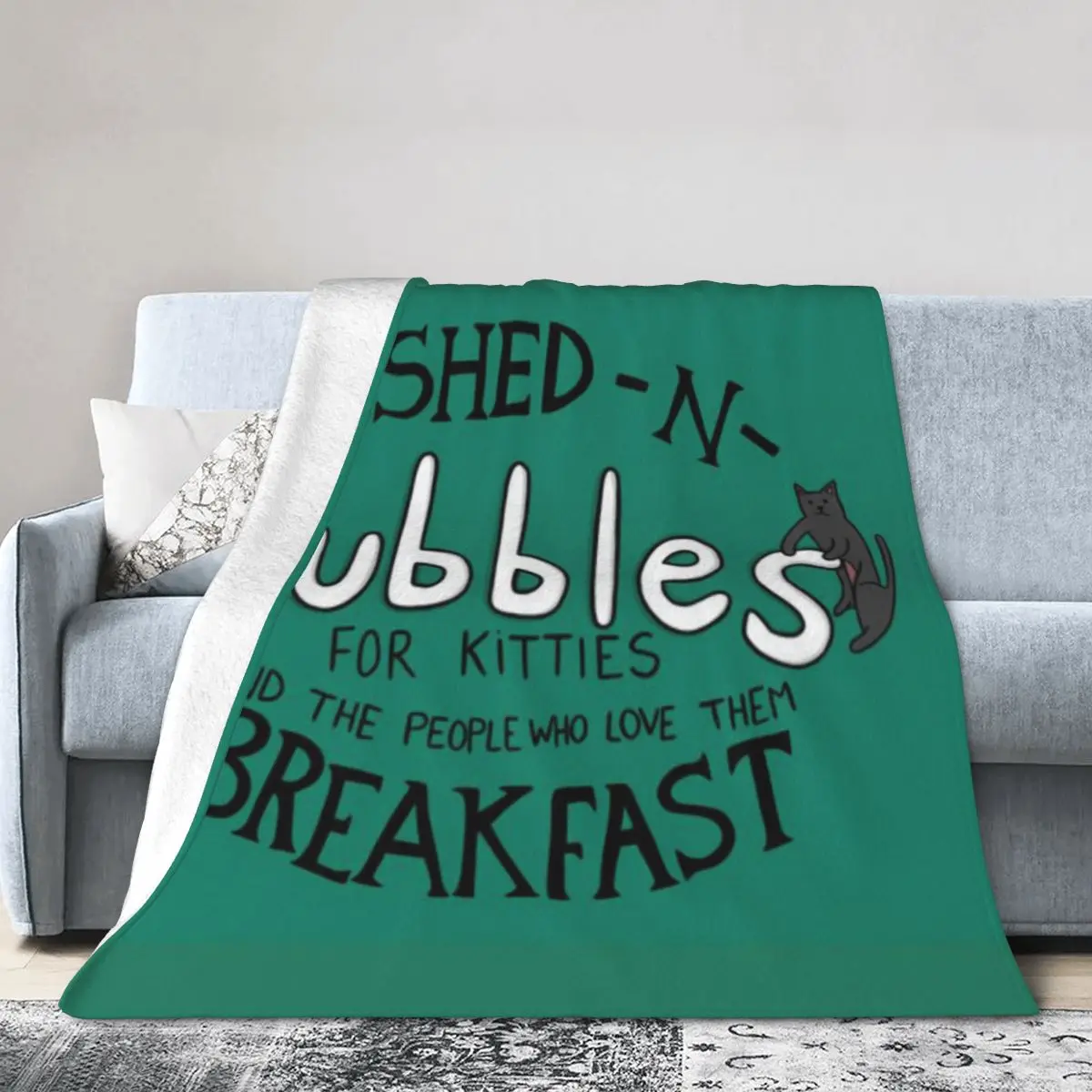 Bubbles Shed-N-Breakfast Una Coperta In Micro Pile Ultra Morbida