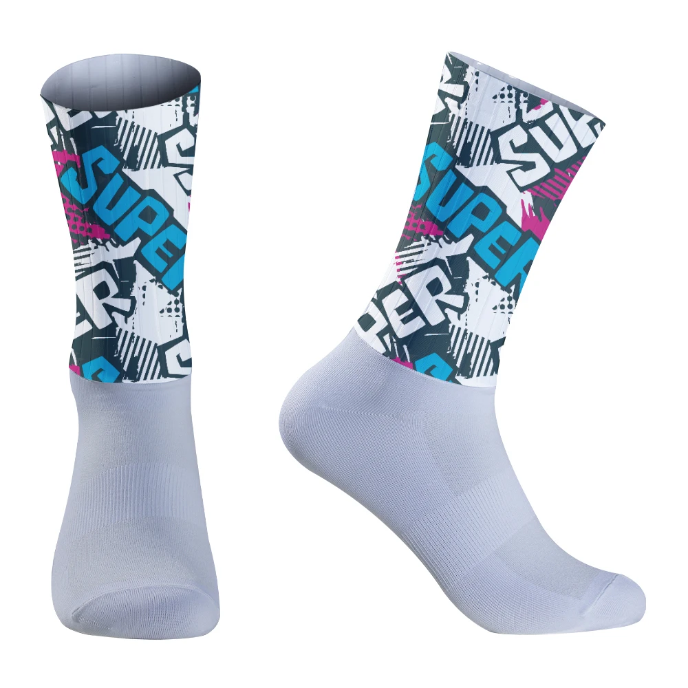 

Компрессионные носки для велоспорта, походов, компрессионные носки для бега, футбола, баскетбола для мужчин и женщин, дышащие эластичные спортивные носки, новинка 2024