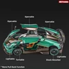 1/32 Pagani Huayra Roadster Zonda Dinastia Miniature Toy Car JKM Diecast Super Sport Model Sound & Light Collection Pull Back 2