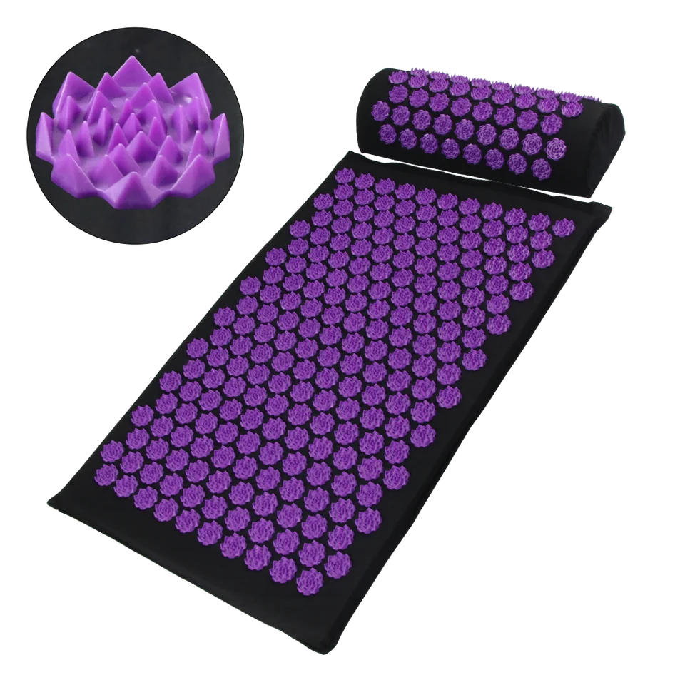 Acupressure Yoga Mat Kuznetsov's Applicator Cushion Sensi Massage Body Needles With Spikes Pillow Foot Massager Fitness_voghion.com