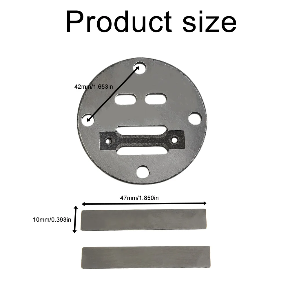 

1 Set Piston Air Compressor Cylinder Valve Plate Hole To Hole 42mm For Oil-less/Inline/Belt Type Piston Air Compressor