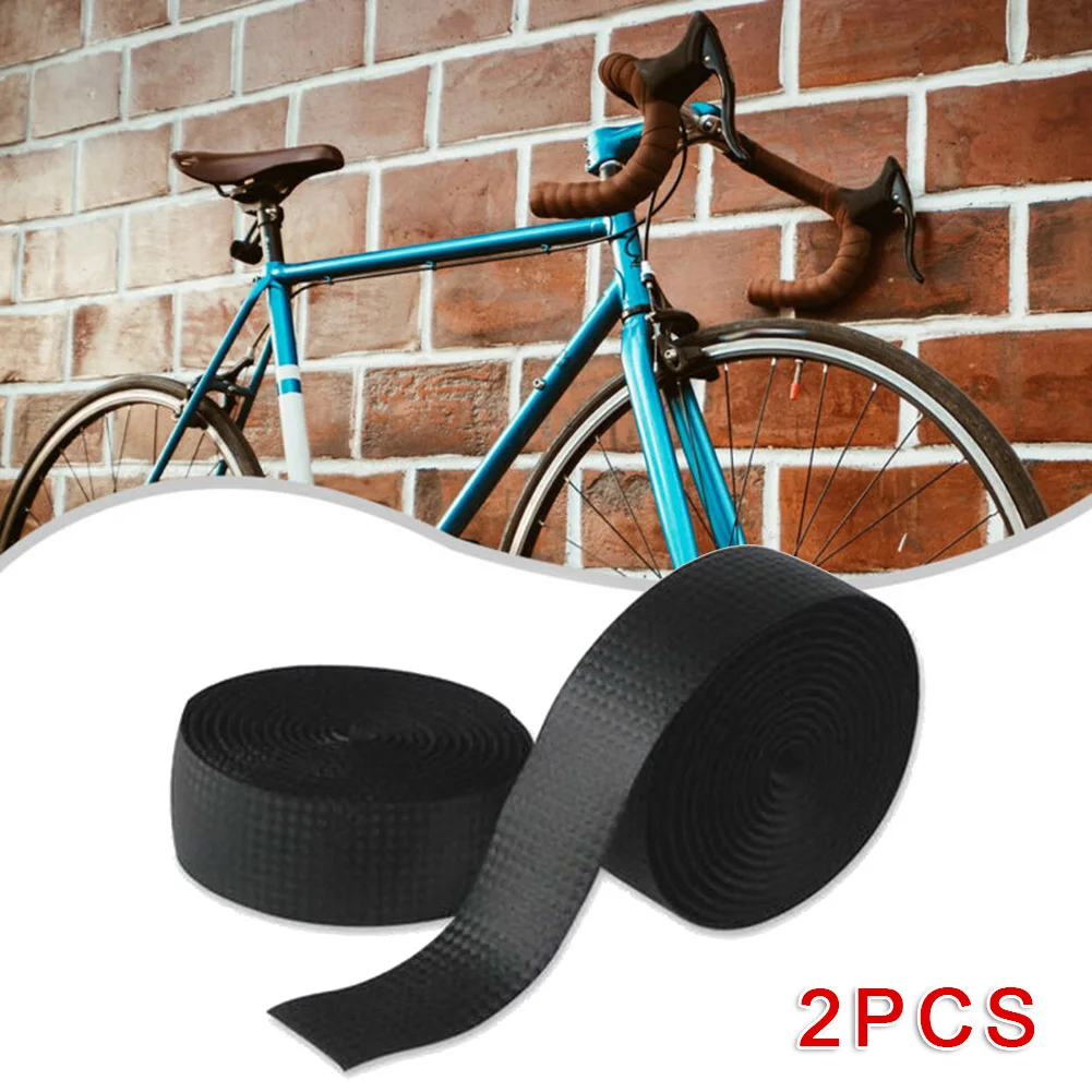 2pcs Handlebar Block Black Tapes EVA MTB Road Bike Bicycle Handlebar