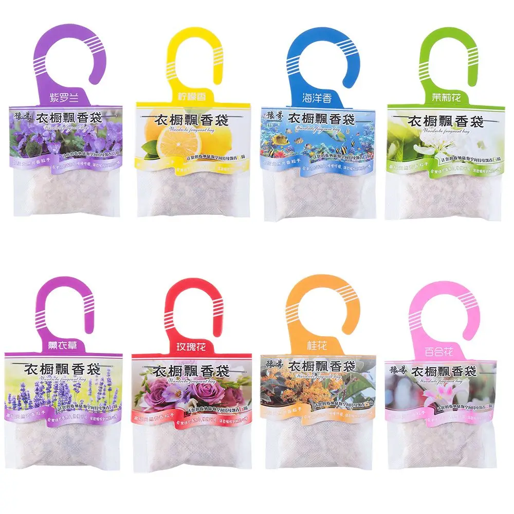 1packs Hanging Fragrances Air Fresheners Deodorizing Paper Spices Bags Wardrobe Sachets Aromatherapy Bag deodorant sachet bags fragrance bags