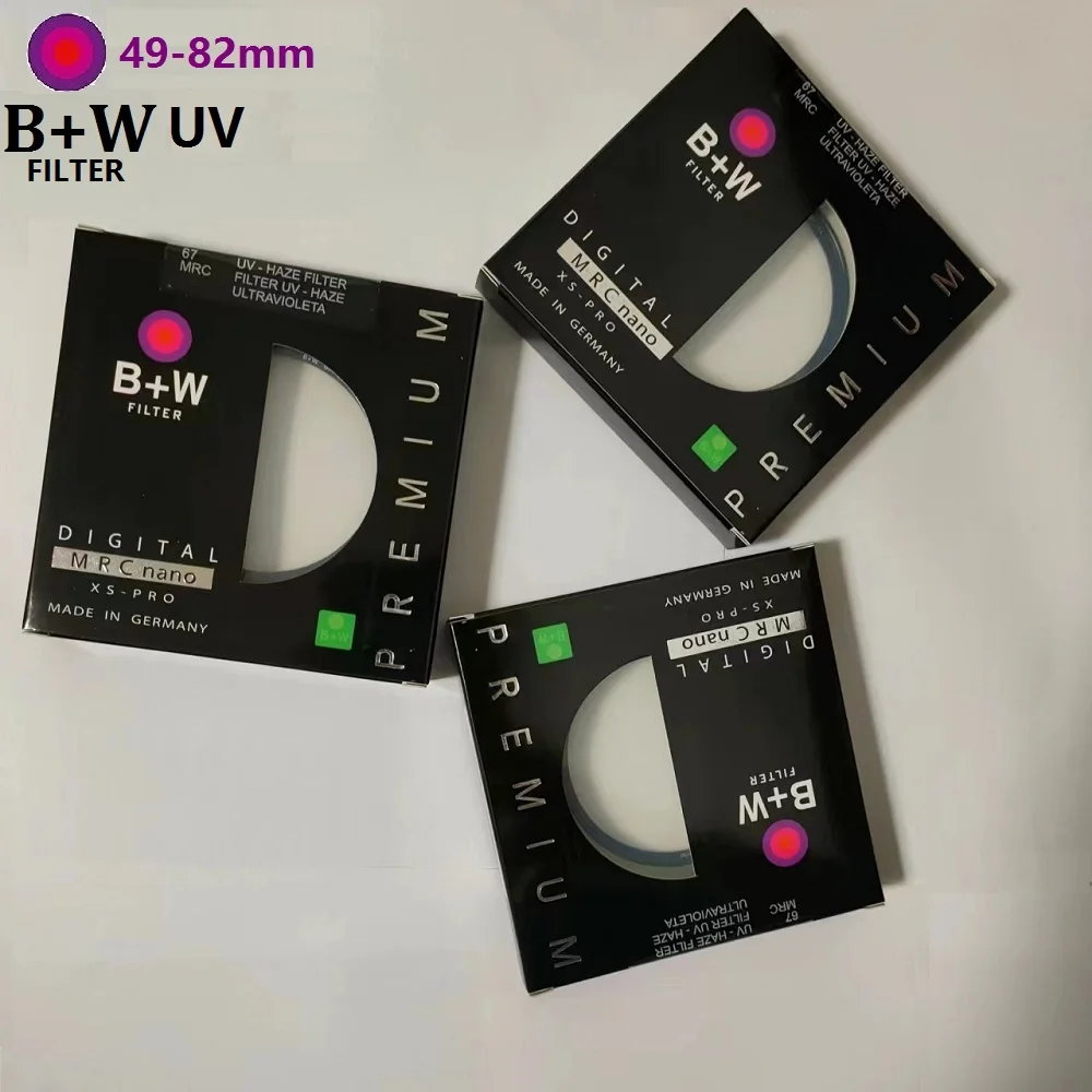 B+W MC-UV Filter 77mm XS PRO MRC Nano  8-layer Multi-Coated Digital UV HAZE Ultra Thin for Nikon Canon Sony SLR Camera Lens 3
