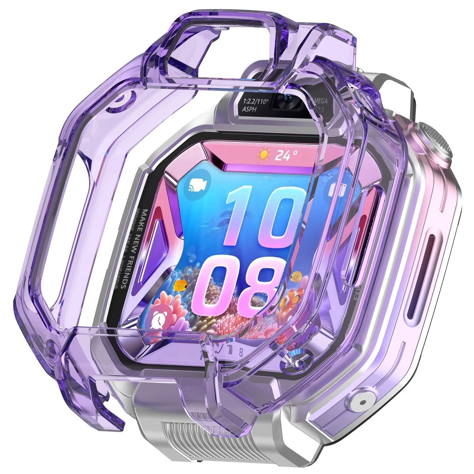 Children's Watch Protective Shockproof Bumper Case - TPU Anti-Drop Shell in Various Colors