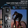 4K Ultra HD WiFi Mini Camera With 1600mAh Battery Body Camera 1.3 -inch Screen Video Recorder 64GB Card Portable Night Vision 4