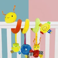 Berceau de bébé suspendus hochets jouets siège de voiture jouet doux Mobiles poussette berceau lit spirale jouet landau suspendus poupées pour bébés nouveau-né cadeau 2