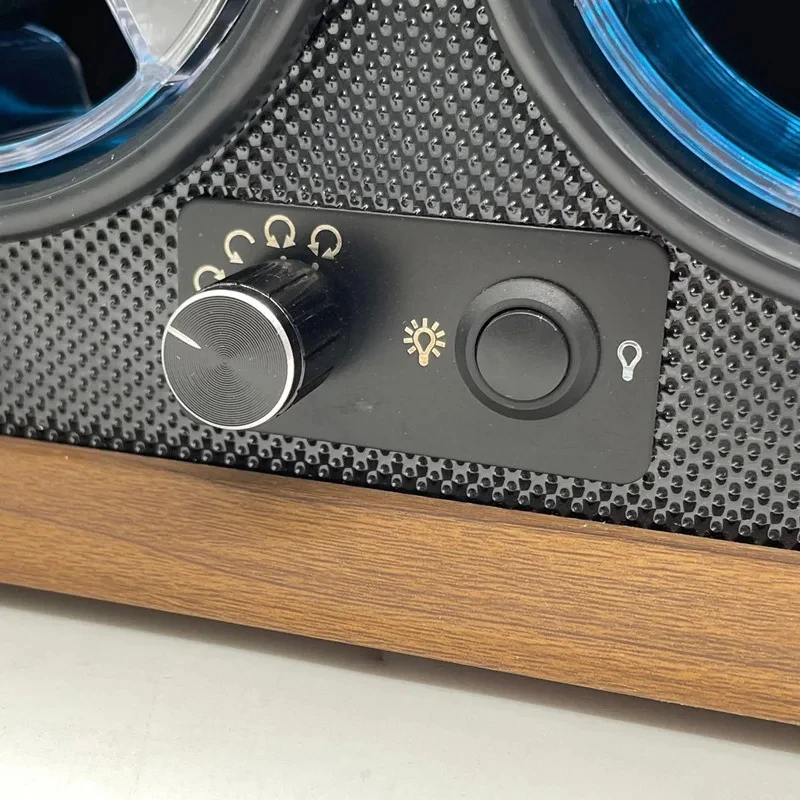 Luxury Wooden Automatic Watch Winder Box for 2 Watches with Silent Motor, Multiple Rota... - SKU LAWW1517 - UGI Packaging