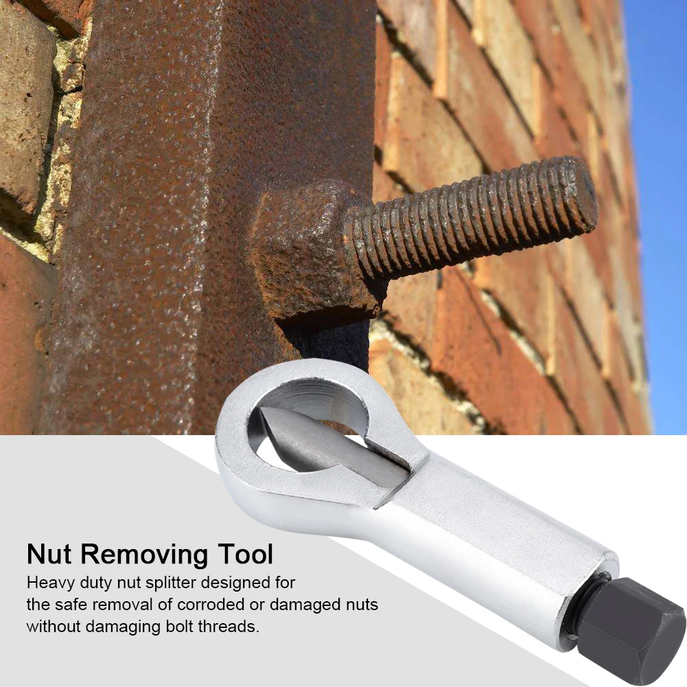 Nut Removal Rusted Broken Damaged Corroded Stuck Nut Removing Splitting Tool 4Sizes Remover Splitter Nut Remover Nut Splitter