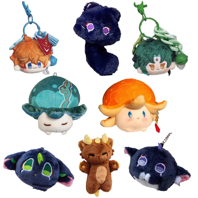 Genshin Impact Mascot Cosplay Venti Xiao Zhongli Dragon Anime Kawaii Character Heros Fans Backpack Pendants Birthday Gifts action figures toys anime ornament