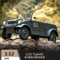 Fms Simulation Electric 1: 12 Type 82 Bucket Car 4ch Remote Control Car Four-wheel Drive Variable Speed Toy Model Car 2