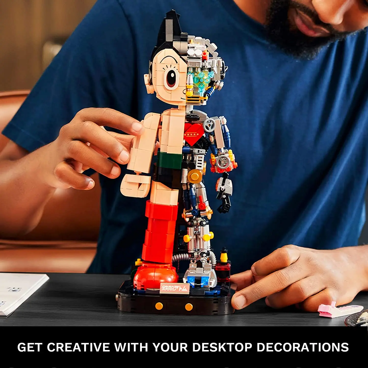 Astro Boy Building Kit Cool Building Set Per Adulti, Modello Di Costruzione E Visualizzazione Da Collezione Creativo Per La Casa O L'Ufficio