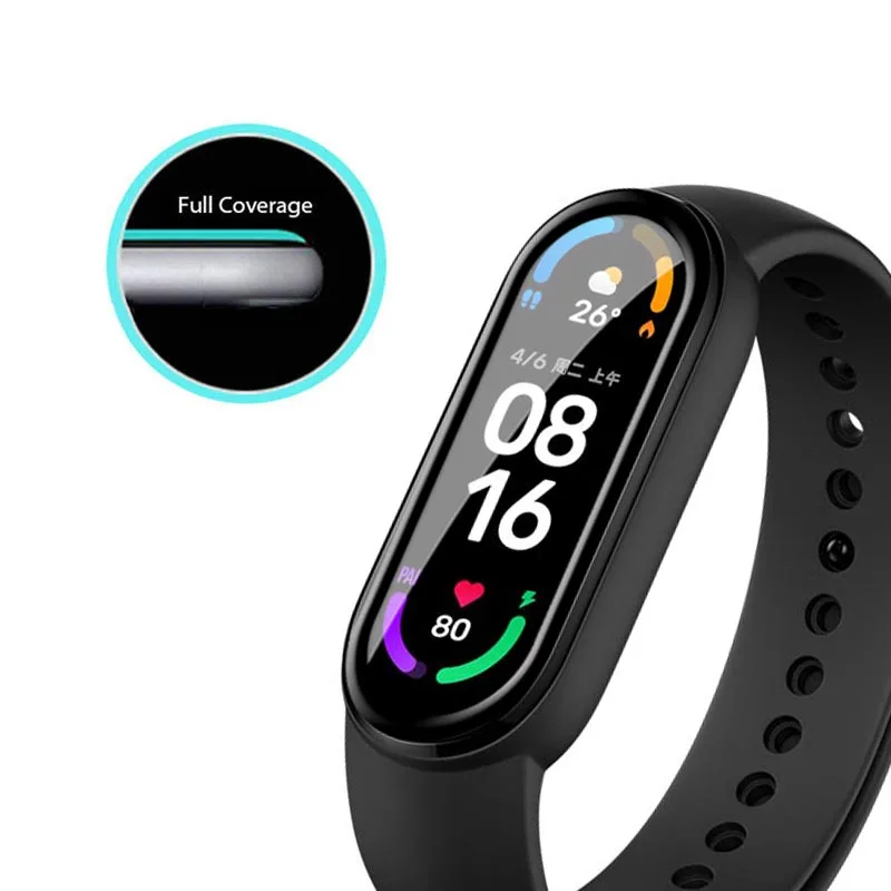 Protector de Pantalla Vidrio PMMA para Smartband Xiaomi Mi Band 8 -  Transparente — Cover company