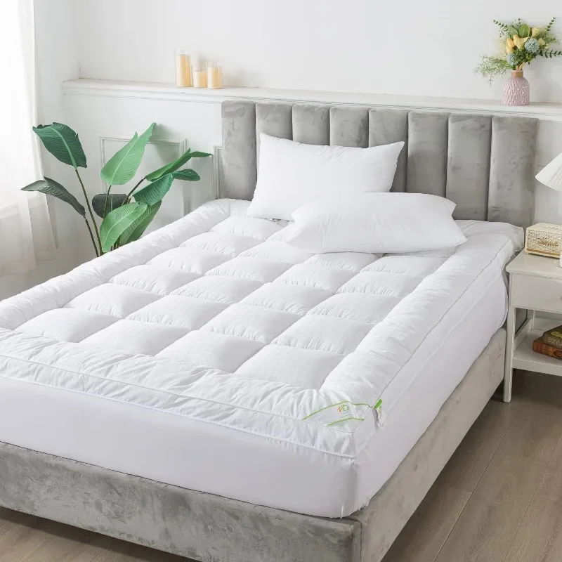 Mattress Topper TwinXL 400TC Cotton Mattress Pad with Deep Pocket 3