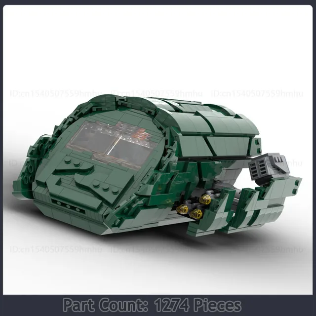 UCS Star Movie MOC Puddle Jumper Hangar Building Blocks Technology Bricks DIY Assembly Model