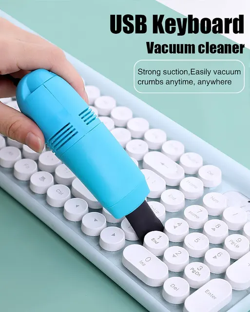 Nettoyeur De Clavier Usb Pour Pc Et Ordinateur Portable, Kit De Nettoyage  Pour Aspirateur D'ordinateur, Brosse Anti-poussière, Outils De Nettoyage  Pour La Maison, Le Bureau Et Le Bureau - AliExpress