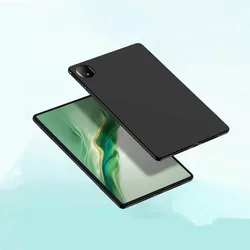 Premium Soft TPU Back Cover for 12.3-inch Tablet - Silicone Protective Case (Black)