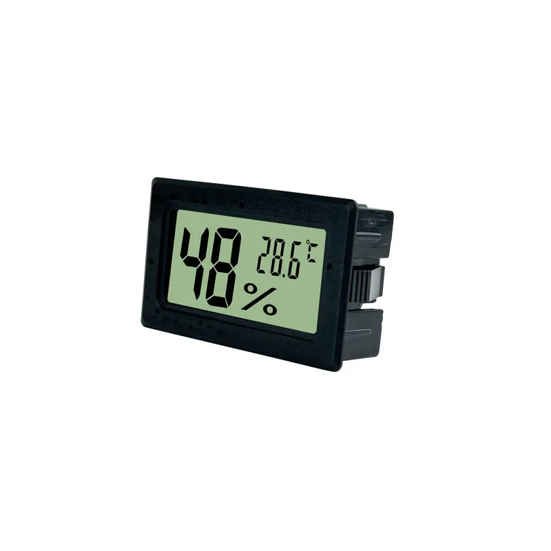Set of Mini Digital Hygrometer Thermometer LCD Monitors for Indoor Humidity and Temperature Measurement
