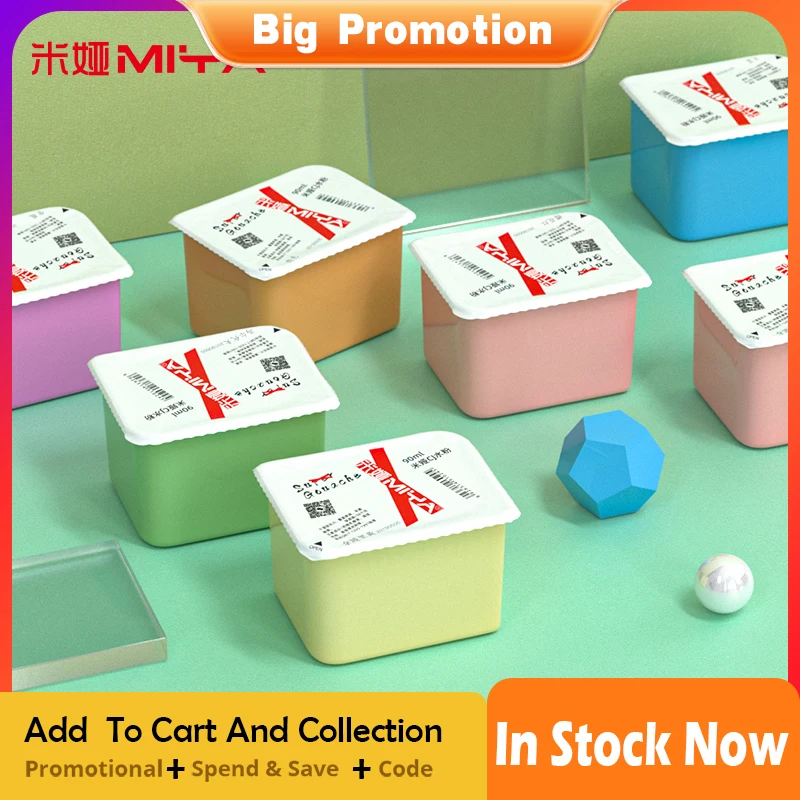 MIYA HIMI Jelly Cup Gouache Refill Paint (30ml/Pc) Unique Design Non –  AOOKMIYA