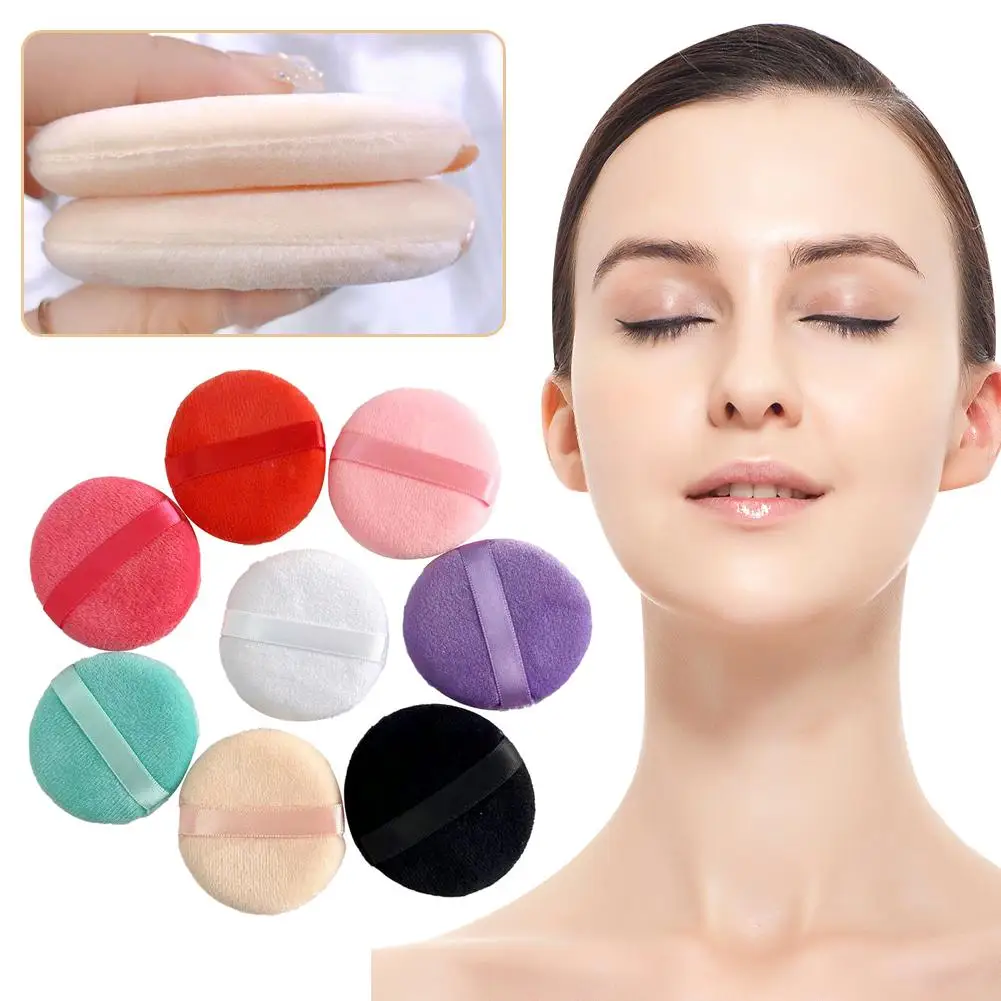 Soft Velvet Powder Puff Makeup Sponges for Facial Foundation