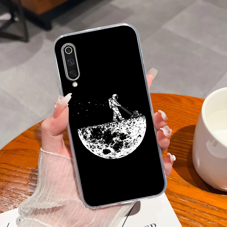Gradient Color Clear Back Cover Soft Slim Phone Case Housing