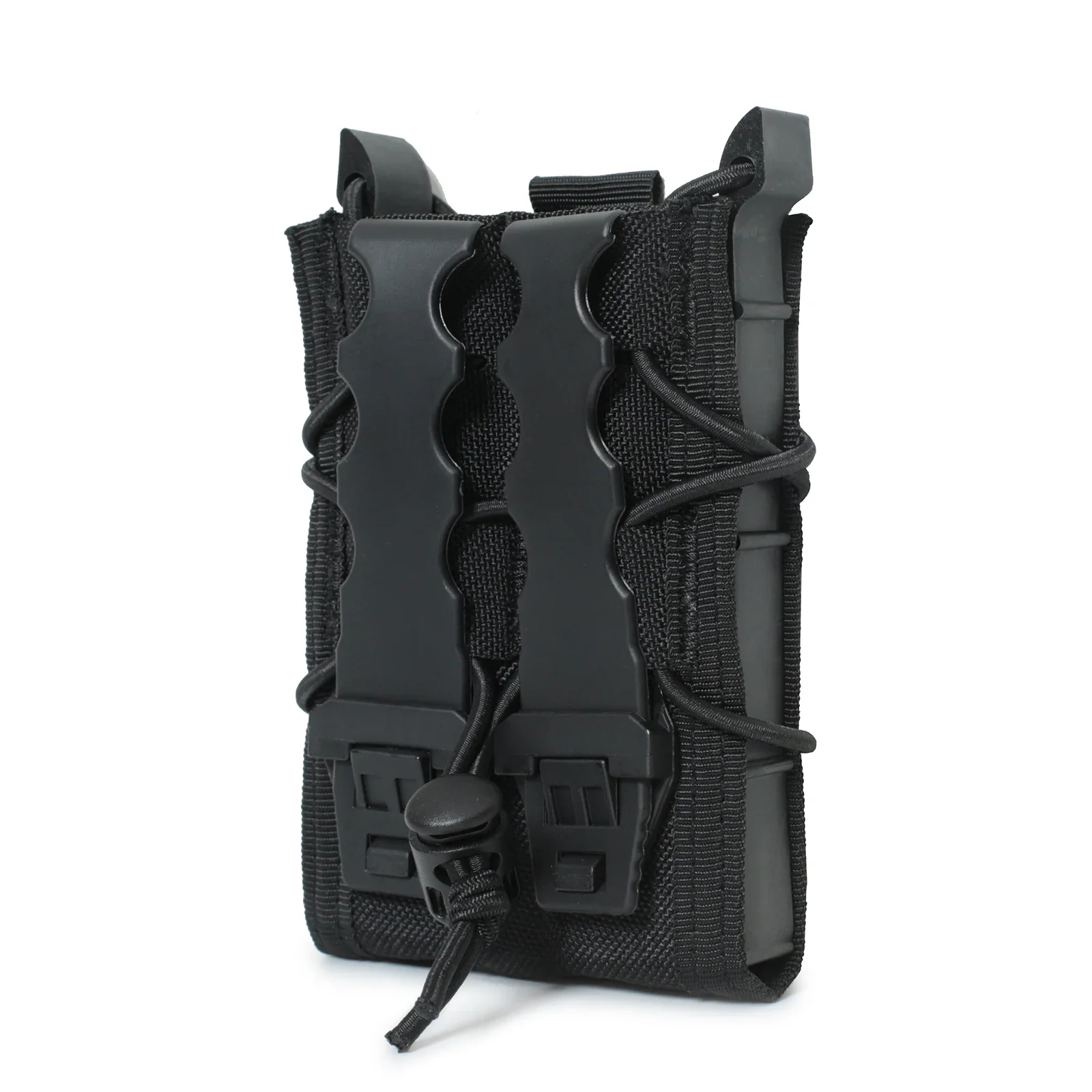 Tactical 5.56 M4 Molle Single Magazine Pouch AK AR AR15 Rifle Mag Holster Military Airsoft Paintball Hunting EDC Tool Waist Bag