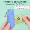 Silicone Dog Poop Bags Holder dog bags dispenser walking stand portable feces collection bag hanging ring silicone storage box 2