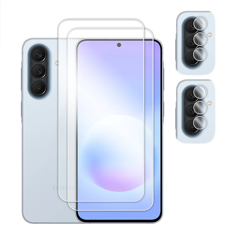 Full Glue Tempered Glass Screen Protector with Lens Film