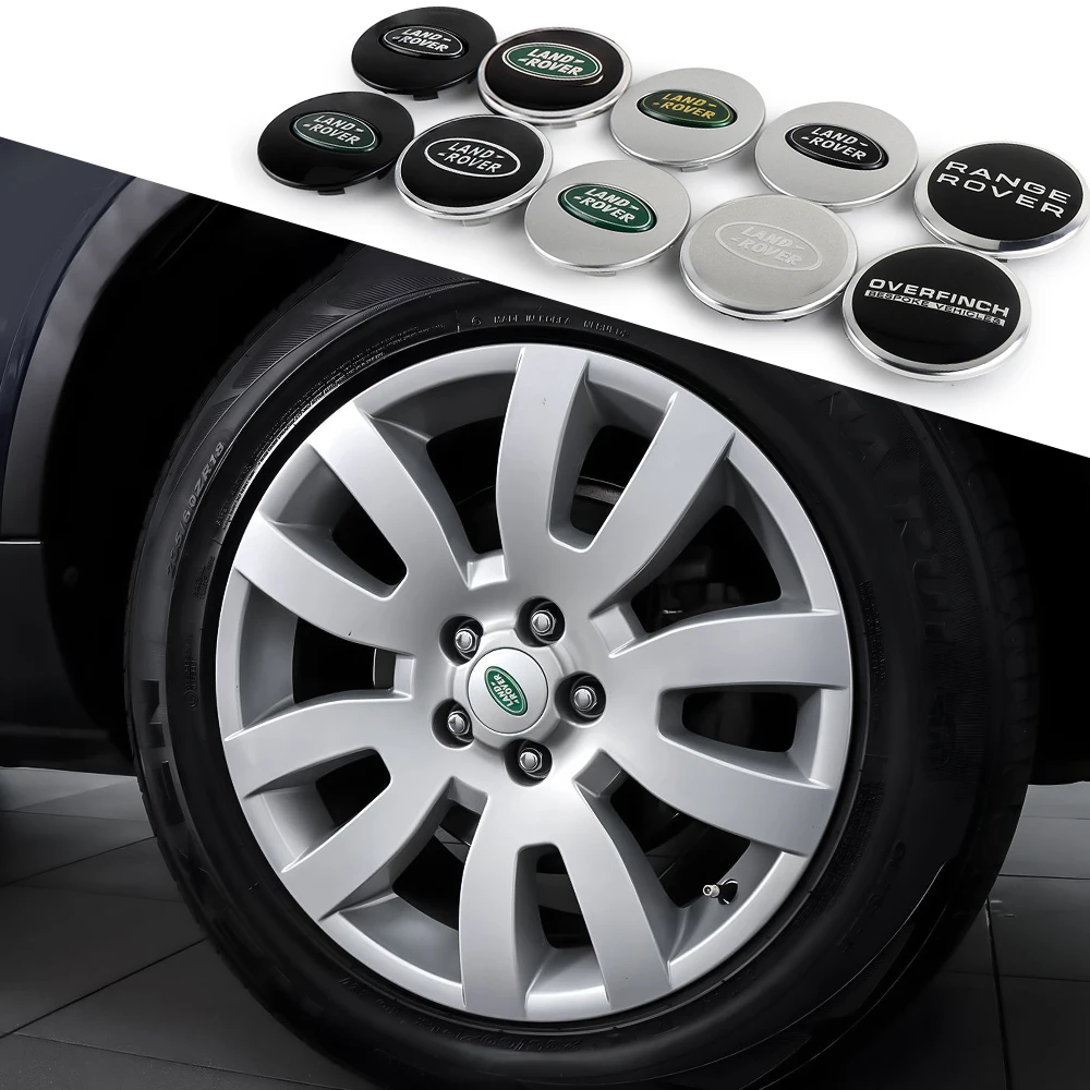 Car Wheel Center Hub Cap Cover Auto Badge Accessories For Land Rover Freelander L462 L319 Range Sport Evoque Discovery 4pcs 62mm wheel center caps