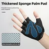 ROCKBROS Men Women Cycling Gloves Fingerless Summer Sports Gloves Anti Slip Breathable MTB Road Bike Gloves Bicycle Accessories 3