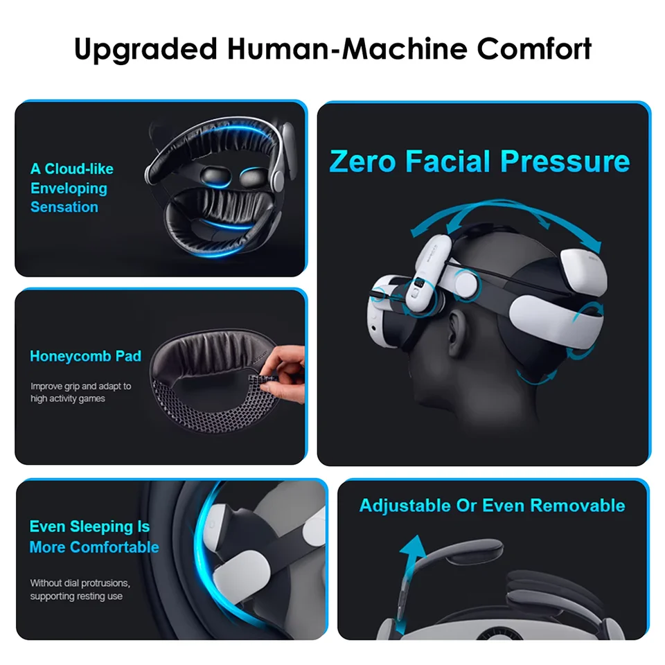 BOBOVR ヘッドストラップ メタクエスト 3 M3 最大 S3 プロスーパー