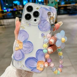 Colorful Sunflower Charm Silicone Phone Case - Clear Floral Design for RedmiNote 14 Pro 5G (1)