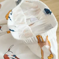 New 100% cotton short-sleeved shorts ladies pajamas set cute cartoon pajamas Japanese simple short pajamas women sleepwear - Image 6