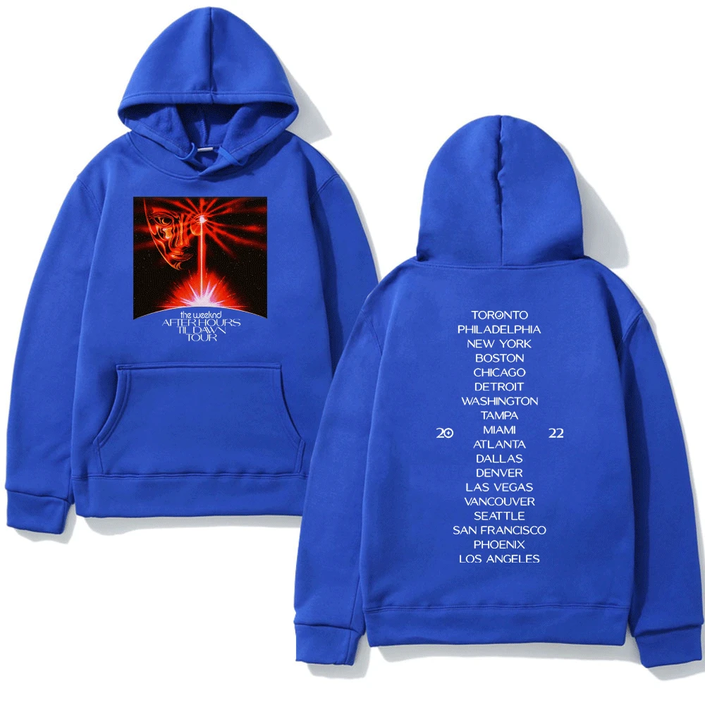 thumbnail image 1 of Sudadera con capucha de la gira After Hours Til Dawn de 2023 para el fin de semana, con música hip hop, estilo informal de manga larga y concierto After Hours Til Dawn, 1 of 5