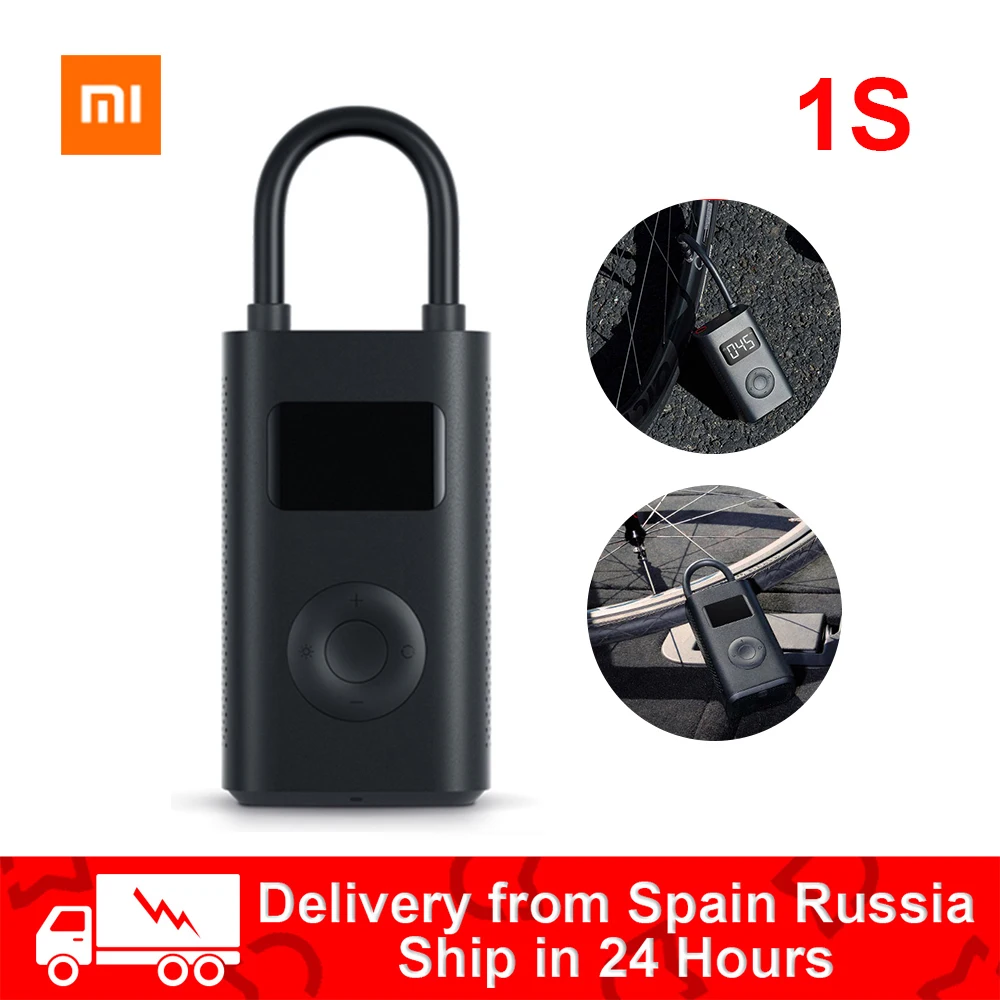 Xiaomi Mijia gonfleur électrique Portable pompe à Air Mini LED capteur de  pression numérique intelligent pour vélo moto voiture pneu football, ✓  Meilleur prix au Maroc