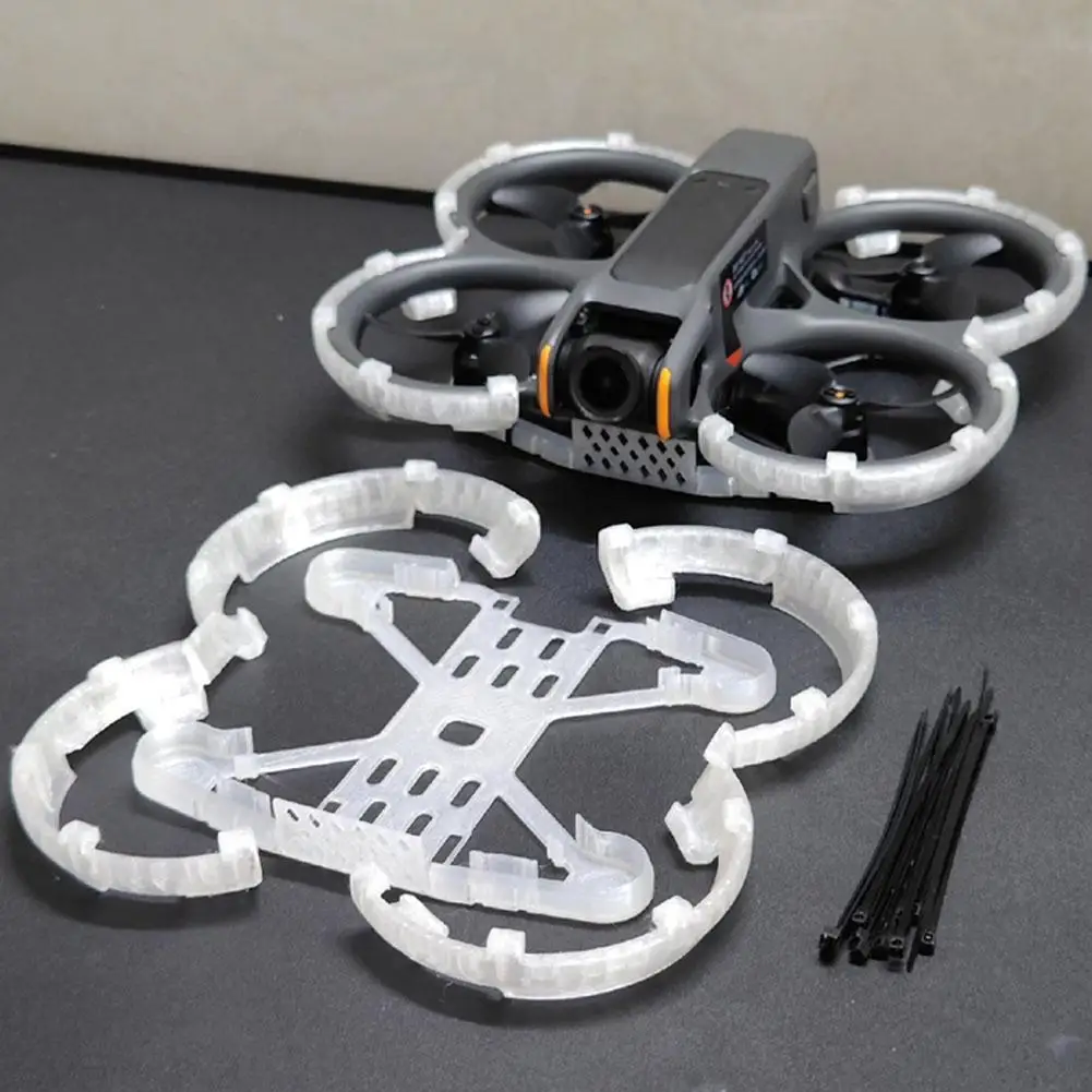 

Комплект для защиты от столкновений для dji Avata 2 защита пропеллера ударопрочная крышка корпус верхняя шасси аксессуары для защиты от летательного аппарата