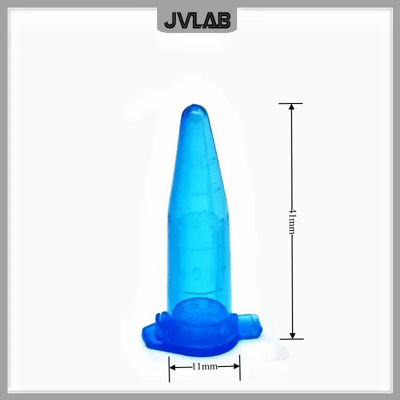 Microtubes Centrifuge Tube 1.5ml PP Blue Color Laboratory Centrifugal EP Tube Bottom Tip with Clear Scale Pack of 500/PK