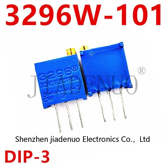 (5-10 Pz) 100% New3296W-101 100 Euro 100R Potenziometro Chipset