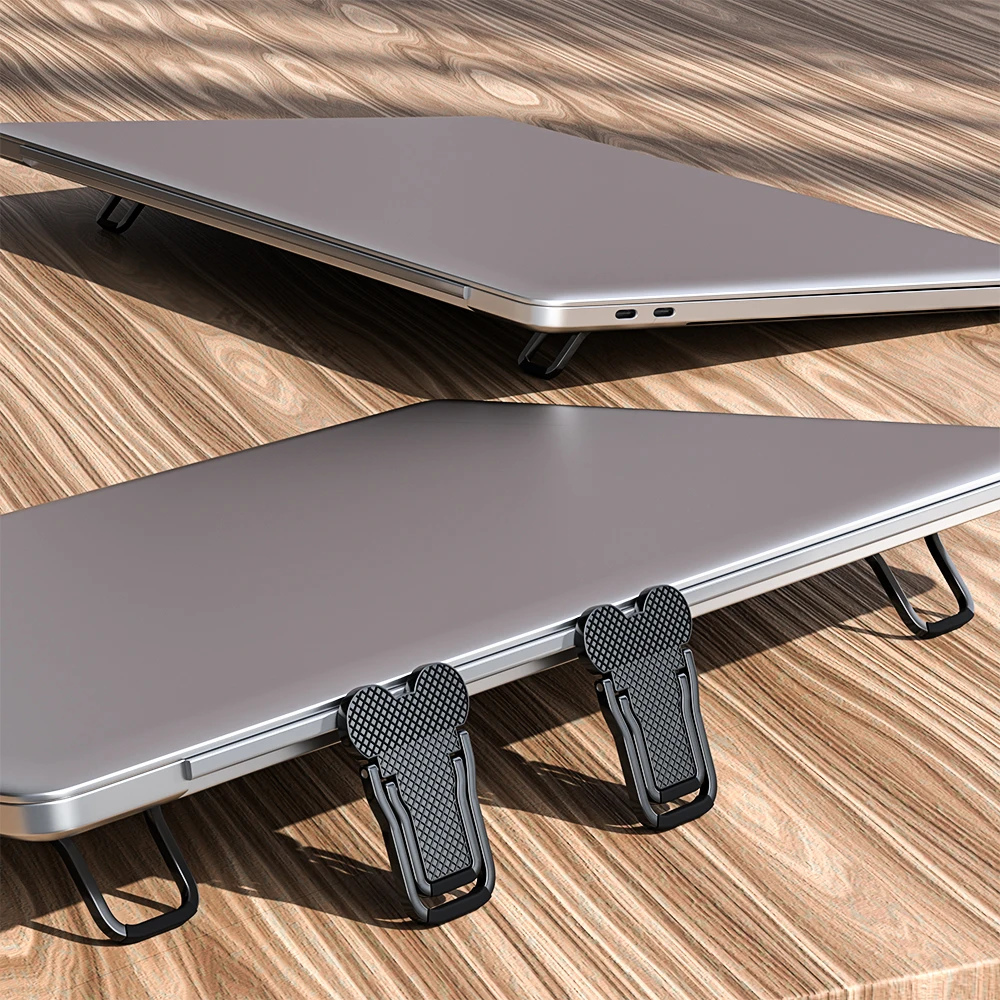 Base pieghevole in metallo per laptop, staffa di