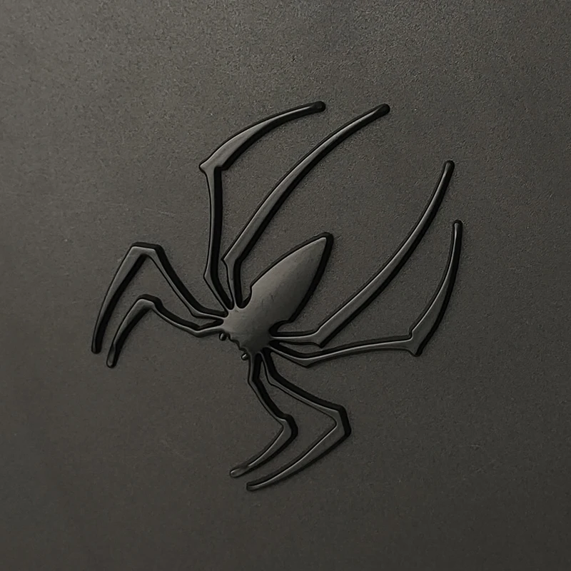 Universal 3D Metal Car Stickers Spider Car Logo Chrome Badge Auto Emblem Decal Car Styling Decoration Auto Exterior Accessories