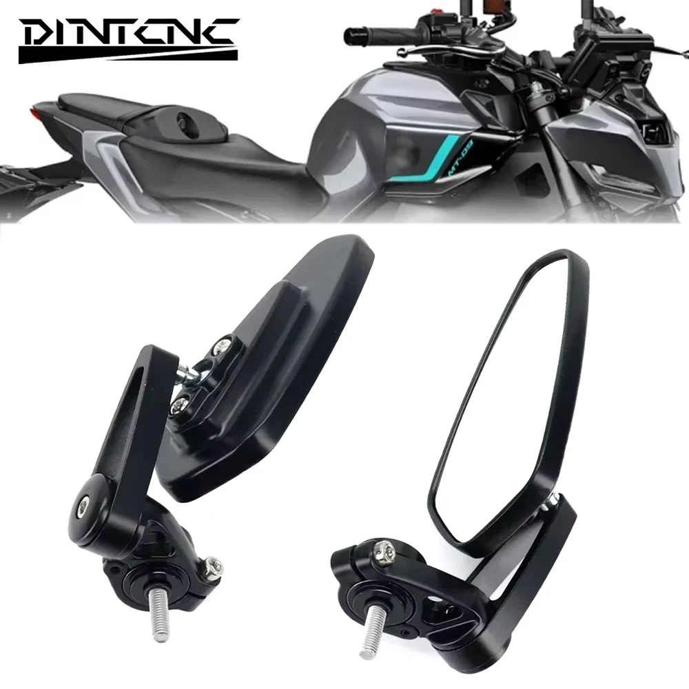 Handlebar End Mirrors For YAMAHA MT09 MT09SP Left Right Side Rotation FZ 09 MT 09 SP Motorcycle Accessories motorcycle mirror motorcycle mirrors