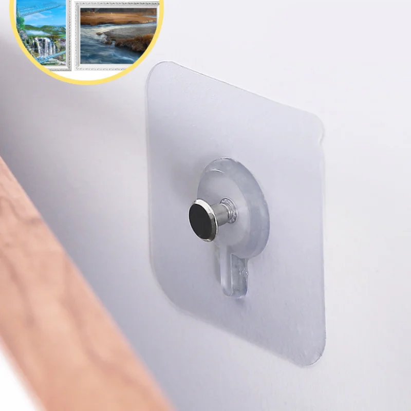 Adhesive Wall Screws Nail-free Sticker Hooks 1-20pcs Suitable for Wall-mounted Kitchens and Bathrooms Seamless Screw Hook wall hooks,adhesive hooks,hanging hooks,adhesive wall nails