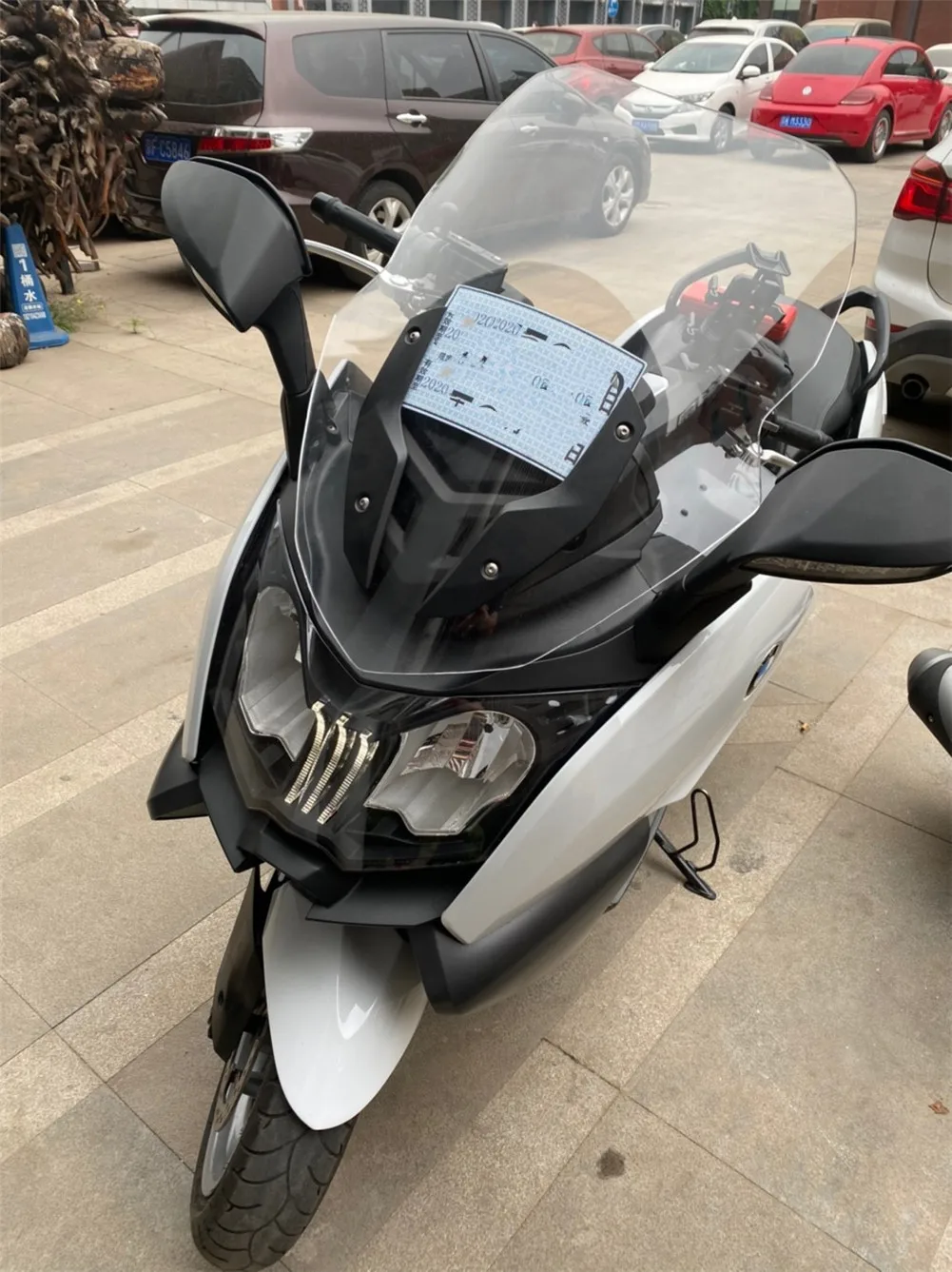 ForBMWC650GTThickness70CMFrontMotorcycleWindshieldWindscreenC