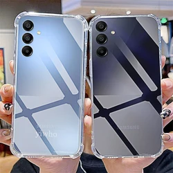 Clear Soft Phone Case - Slim Transparent Protective Back Cover - Galaxy A15 4G 5G (Clear)
